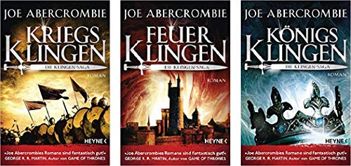 Band 1-3 Der Klingen - Saga von Joe Abercrombie als Broschierte Ausgabe  1. Kriegsklingen & 2. Feuerklingen & 3. Königsklingen 