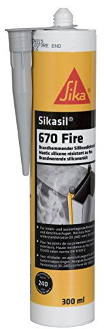SIKA 582751 Sikasil-670 Fire Silikon-Dichtstoff, grau