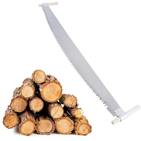 BAUSTER® Seghetto per legno da giardino, sega circolare lunga, 100 cm, silvicoltura, falegname, falegname, giardinaggio