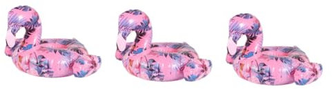 Toyvian 3stücke Aufblasbarer Flamingo Getränkehalter Schwimmender Beer Holder Für Pool Und Strand Bunte Wassermatte Für Kühle Drinks Leichtes Material Einfach Zu Befüllen Und