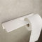 Design Hambourg Porte Papier Toilette sans Percer I Support Papier Toilette Salle de Bain Mural Auto Adhésif I Porte-Rouleau Papier WC | Blanc Mat | avec étagère
