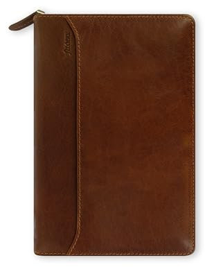 FILOFAX Lockwood Personal Zip Organiser Cognac 2025