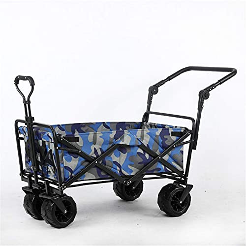 Klappbarer Gartenwagen für Strandeinkäufe und Outdoor-Nutzung, einfacher Transport mit Gartenwagen