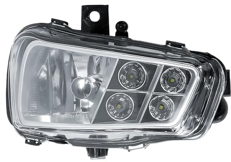 LONGLING Ersatz 24V Rechts Nebelscheinwerfer mit Led Tagfahrlicht für Mercedes Lkw Arocs Anto Actros MP4 MP5