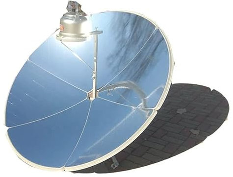 Cuisinière Solaire Portable À Concentration, Fours D'extérieur De 150 Mm De Diamètre, Four Solaire Parabolique De Camping Extérieur, Support En Fer, Four Solaire For Barbecue Et Pique-nique En Plein A