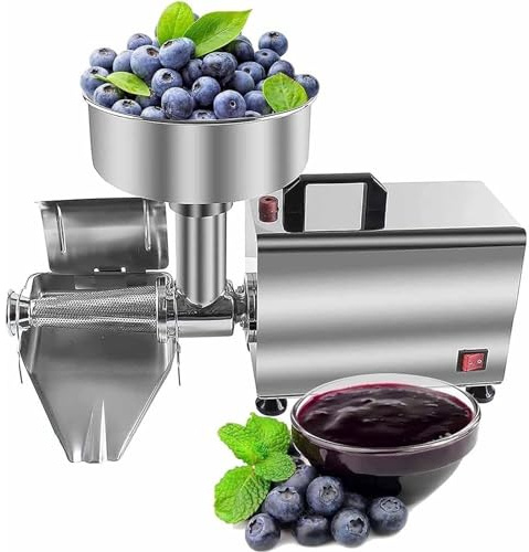 Passapomodoro Elettrico Commerciale Colino elettrico commerciale, macchina per macinazione di alimenti in acciaio inossidabile, macchina per salse, marmellate e salse, spremiagrumi per insca