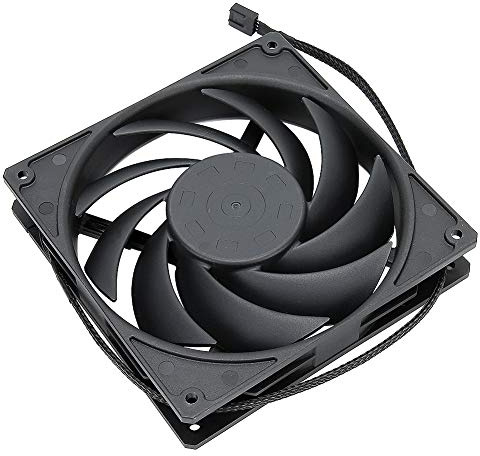 Denash F140 Low Noise Desktop Computer Cooler Fan Quiet High Speed Easy to Install and Release for Desktop Computer Cooling for Gamers Black (Black)