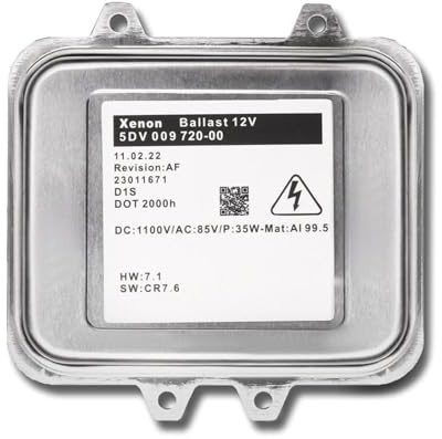Xenon HID Ballast Compatible Avec Opel Pour Insignia 2008 2009 2010 2011 2012 2013 2014 Voiture Xenon H-ID Bloc D'unité De Commande De Ballast Électronique 5DV00972000