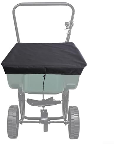 Housse d'épandage d'engrais imperméable en tissu Oxford robuste avec ourlet élastique compatible avec Scotts Mini et autres marques pour jardin, pelouse, outils de jardinage