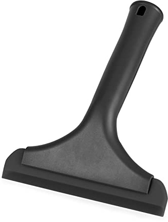 Tergivetro per Doccia in Silicone, Piccolo Tergivetro in Silicone, Tergivetro per Lavavetri, per Doccia, Vetri, Finestre, Specchi e Parabrezza (Nero)