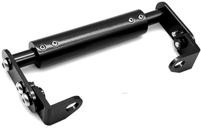 Téléphone Navigation Moto Support Navigation GPS Téléphone Portable 22 Mm Barre D'extension Universelle Pour Motos Tout-terrain Petite Cylindrée(Black)