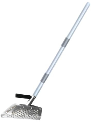 Rastrillo para pulgas de Arena Pala portátil for Arena de Playa, Detector Metales, Palas for , for detección Tesoros(Long Sand Shovel)