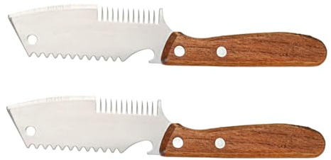 Amosfun 2 Pezzi Coltello Affettatore per Verdure in Acciaio Inox Affilato e Resistente per Tagliare Strisce Sottili Utensile da Cucina Funzionale e Durevole