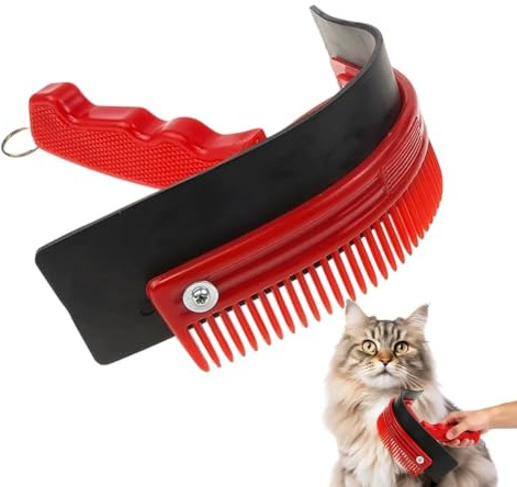 Horse Squeegee Handheld Ergonomic Brush Squeegee Curry Comb | Easy To Operate Sweat Scraper for Scraping Washing Grooming Cleaning Barn Equestrian Cat Dog Equine Body Hoof Paddock
