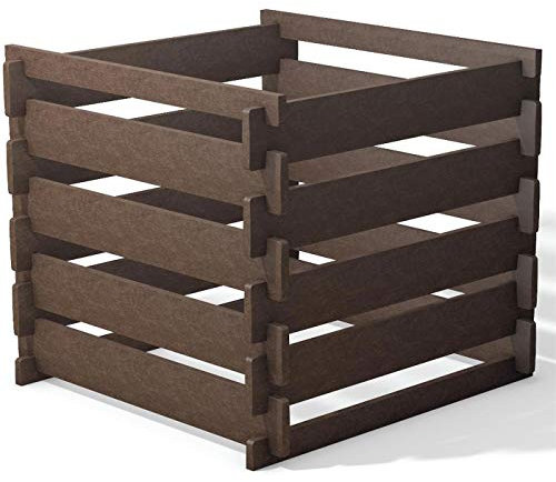 hanit Komposter Recycling-Kunststoff, Steckkomposter 650 Liter, witterungsbeständig, verrottungsfest, Kompostbehälter