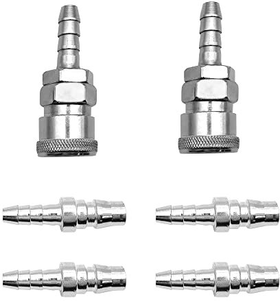 YDHfdc 6 Pcs Raccordi Aria Compressa Rapido del Gas Attacco Rapido Gas Connettori Sh + PH per RV, Caravan e Barbecue