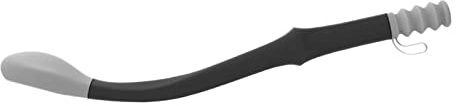 jojomis Essuie-glace long et confortable pour papier toilette, 38,1 cm, pour salle de bain, gris