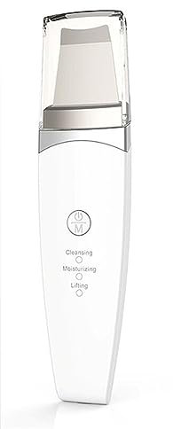 Skin Scrubber Skin Scraper Ultrasonic Pore Cleaner Acne Remover Face Cleansing Ion Cleaner Ultrasonic Skin Scrubber Face Scrubber Spatula