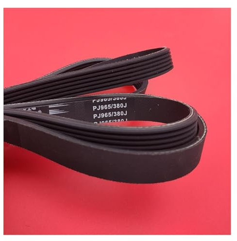 ZAISCH Getriebe Antriebsriemen Keilriemen Antriebsriemen 380J/PJ965 6 Rippen Gummi Multi Groove Gürtel Multi Wedge Für Laufbandmotor Fahrrad Zahnriemen