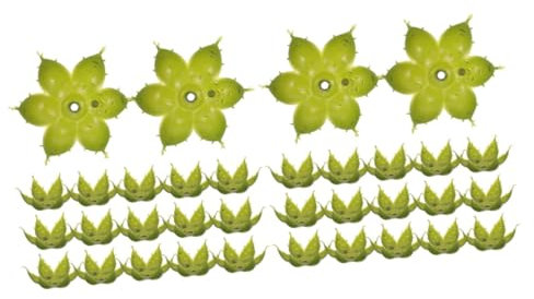ULDIGI 100stücke Künstliche Blumen Kelchblätter Plastikkelche Für Blumenarrangements Realistische Blütenkelche Für Hochzeiten Tischdekoration Und Bastelprojekte