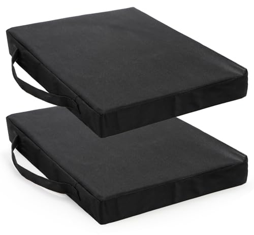 Coloch 2 Pack Stadium Seat Cushions, Thick Bleacher Seat Cushion Portable Boat Canoe Kayak Seat Cushion Waterproof Knee Pad Cushion for Stadium, Bleacher, Outdoor Events