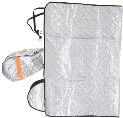 MAGICLULU Pare-Soleil pour Pare-Brise Voiture Housse Fenêtre Antigel Protection Neige Glace Accessoire Hiver Auto Gardien Vitre