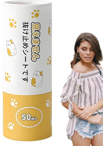 50 Strisce Nastro A Doppia Faccia Per Vestiti, Strisce Adesive Adesive Per La Pelle, A Prova Di Sudore 5x Nastri Di Moda Anti-esposizione, Trasparenti Invisibili Per La Gonna Femminile