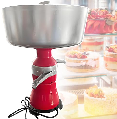 vnmudzeo Fresh Milk Cream Centrifugal Skimmer - 12 L Large Capacity,for Western Restaurant Kitchen Cake Shop