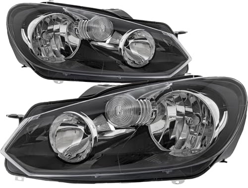 Halogen Scheinwerfersatz Scheinwerfer Satz Hauptscheinwerfer Set links rechts H7 H15 passend für VI 5K1 AJ5 517