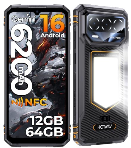 HOTWAV T8 Movil Irrompible 6200mAh Android 16