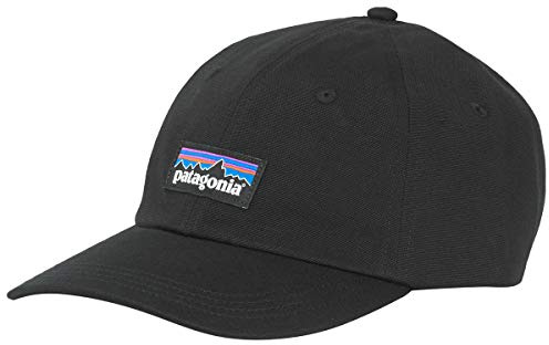 Patagonia Unisex P-6 label trad cap Baseball Kappe, Schwarz, Einheitsgröße EU