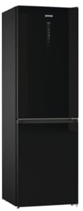 Gorenje NRK 6192 ABK4 - Frigorifero congelatore, 185 cm, 302 l, No Frost Plus, Multi Airflow System, colore: Nero