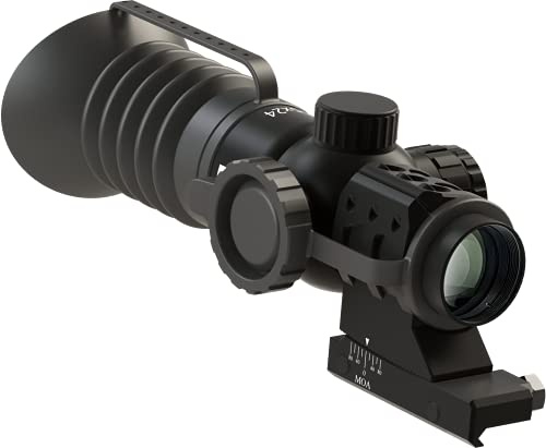 Immersive Optics 5x24 Mildot with MOA with Mounts - Prismatic Scope - Rifle Scopes - Telescopic Sights - Waterproof - 135mm Long - 6m Focus