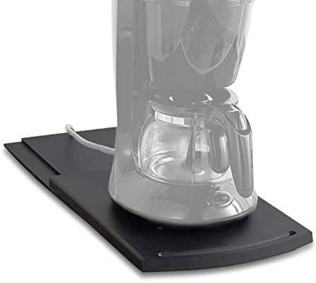 Sorandy Kitchen Sliding Coffee Maker Tray Mat, Kitchen Appliance Moving Caddy, Countertop Appliance Moving Holder, Fit for Bread machine, Breakfast Machine