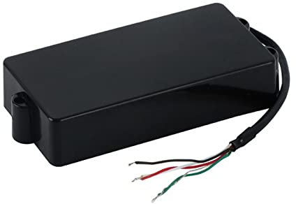 WNWN Versiegelter Keramik Bass Pickup Humbucker Pickup Schwarz 4 Drähte Für 4 String Bass Gitarren-Humbucker-Tonabnehmer