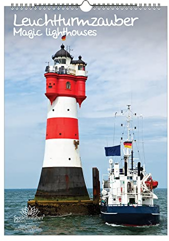 Leuchtturmzauber DIN A3 Immerwährender Kalender Hochformat Leuchtturm - Seelenzauber