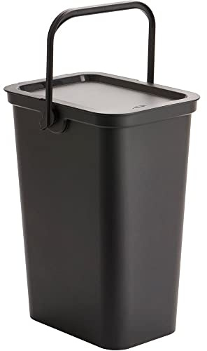 NEW!!!!! Tontarelli 40L Moda Recycling Bin with Locking Handle, Black