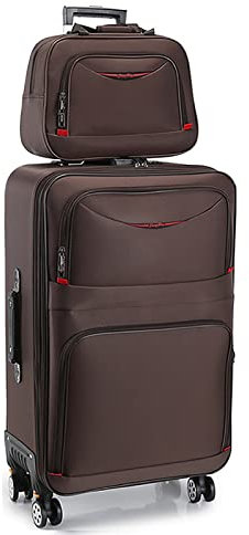 GOTYKE Laptoptasche mit Rädern, Executive Laptop-Spinner für bis zu Laptops, Roll-Laptoptasche mit Tragetasche, ideale Kabinentasche (Farbe: D, Größe: 37 x 21 x 62 cm)