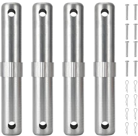 4 Pieces Scaffolding Coupling Pins, Scaffolding Pins, Large Size Scaffold Pins, Upgrade Thickened Scaffold Pin 1-7/16, Burr-Free, Premium Scaffolding couplers