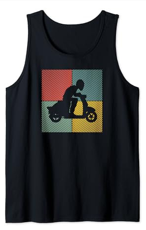 Rollerfahrer Mofa Moped Scooter-Fahrer Motorroller Tank Top
