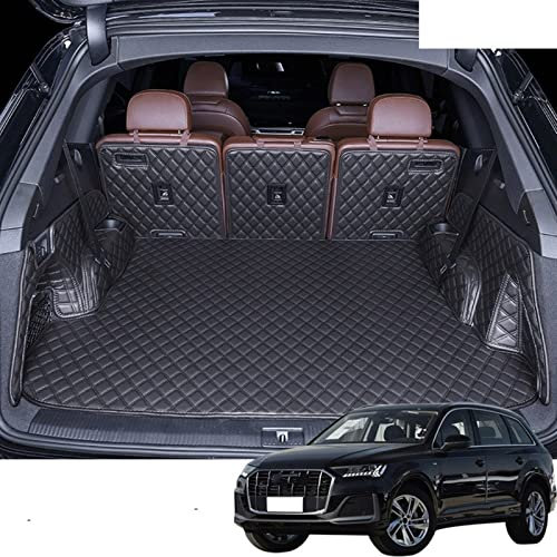DZSJHGFDD Auto Kofferraummatte Kofferraummatten Für Q7 2006-2013 Anti-Dirty Protector Tray Cargo Liner Zubehör Styling Anti Rutsch Matte Gummi(5 seats4)