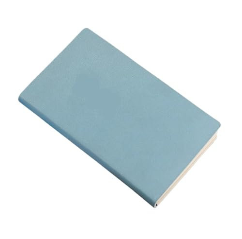 SHBHWS Softcover-NotizbüCher A7-Notizbuch, tragbares kleines Notizbuch, Büro-Notizbuch, Business-Agenda 2024-Planer, weiches Leder-Taschen-Notizbuch, Briefpapier NotizbüCher A5 Softcover(Blue)
