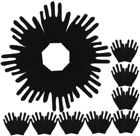 LIFKICH 12paare Baumwollhandschuhe Arbeitshandschuhe Zum Schutz Schutzhandschuhe Für Gartenarbeit Reinigung Und Industriearbeiten Warme Handschuhe Für Outdoor Und Innenbereich