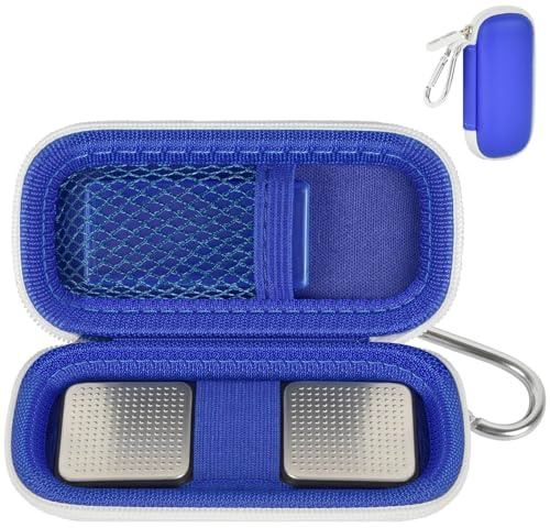 Heart Rate Monitor Case Compatible with AliveCor KardiaMobile Personal EKG/for AliveCor KardiaMobile 6L, 6L Max/for Sec Heart Monitor. Storage Holder Fits for Pill Organizer -Dark Blue (Box Only)