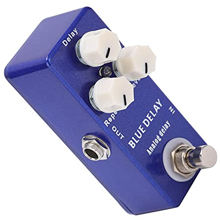 Kompakt Blue Delay Guitar Effect Pedal mit Echtem Bypass - Geeignet für Professionelle Musiker