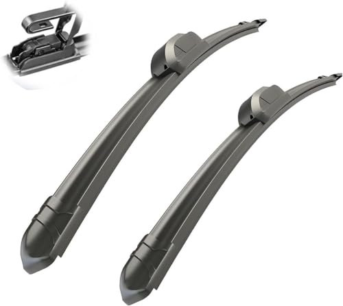 Huiloogye Scheibenwischer für Opel Corsa C 2000-2006 Front - Originalgröße - Leise & Kratzfrei - Einfache Montage - 2er Set