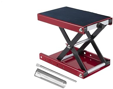 Cavalletto di sollevamento per moto, supporto per moto da cross, portatile, per ATV, compatto, accessorio rapido per scooter, equitazione, garage, officina, manutenzione domestica e commerciale