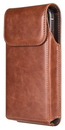 Borsa Clip da Cintura Sacchetto per Cellulari, Custodia da Cintura per Smartphone Uomo, Smartphone Marsupio con Clip da Cintura Telefono Campeggio Sacchetto Portamonete Portafoglio con Portacarte