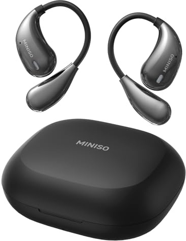 MINISO X33 Ki Kopfhörer Übersetzer, 3-in-1 Sprachübersetzer Kopfhörer 135 Sprachen mit App Übersetzung Ohrhörer Echtzeit 50H Bluetooth passend iOS/Android für Lernen, Reisen, Business