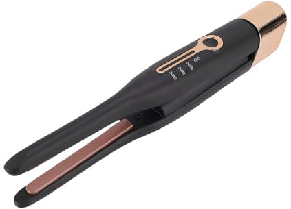 ZASCHMOY Piastra per Capelli e Arricciacapelli Senza Fili a Forma di Matita, Doppia Funzione, con Batteria 5000 MAh, Controllo Automatico della Temperatura, Tutti i Capelli